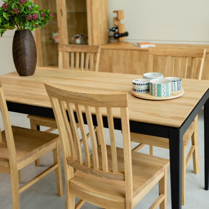 VESKOR Dining chair in solid oak from the Provance collection Nordic furniture with a modern design