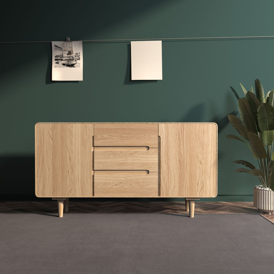 VESKOR Amandi chest of drawers 323 solid oak wood modern nordic furniture 