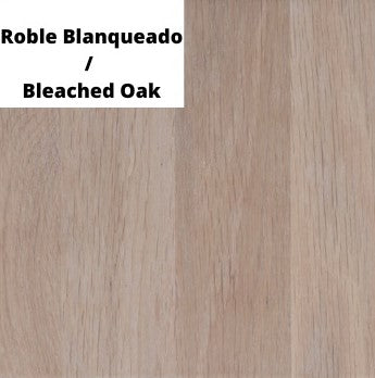 Veskor solid bleached oak wood