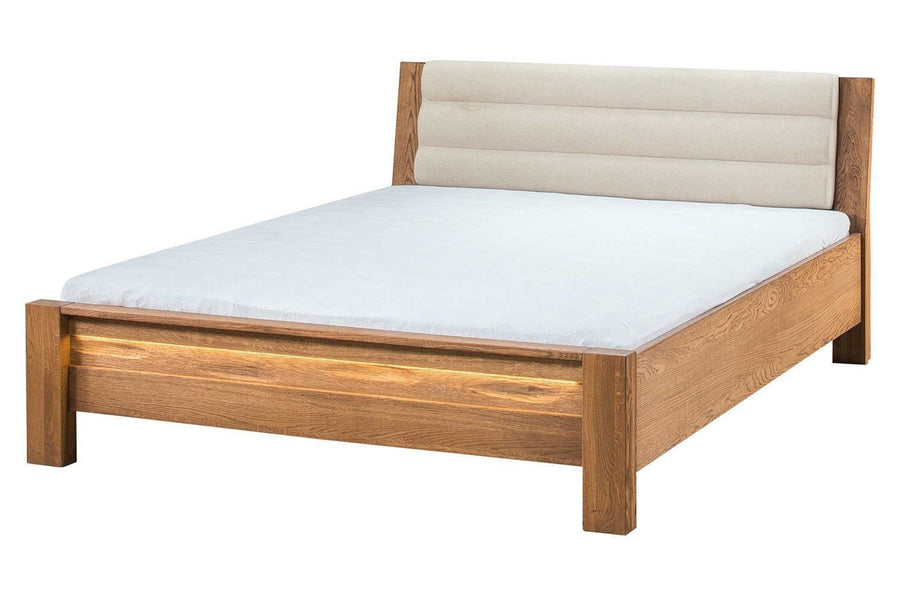 VESKOR Bed frame in solid oak from the Velvet collection. Nordic furniture with a modern design. 